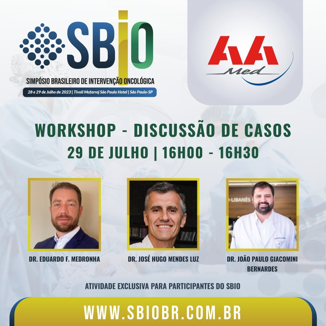 Poster de exibição do Workshop - Discussão de casos.